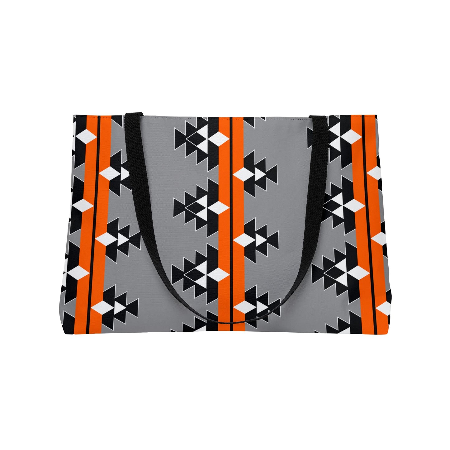 Native Stories in Orange Weekender Tote Bag