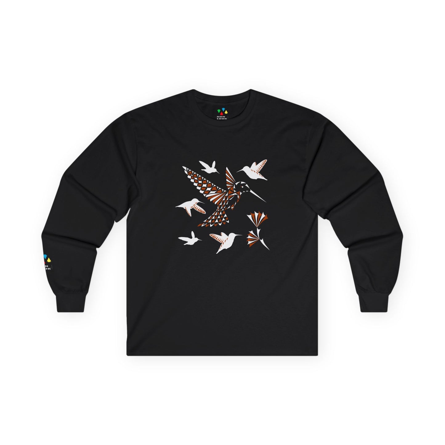 Hummingbird Blessing in Rust Unisex Long Sleeve Tee