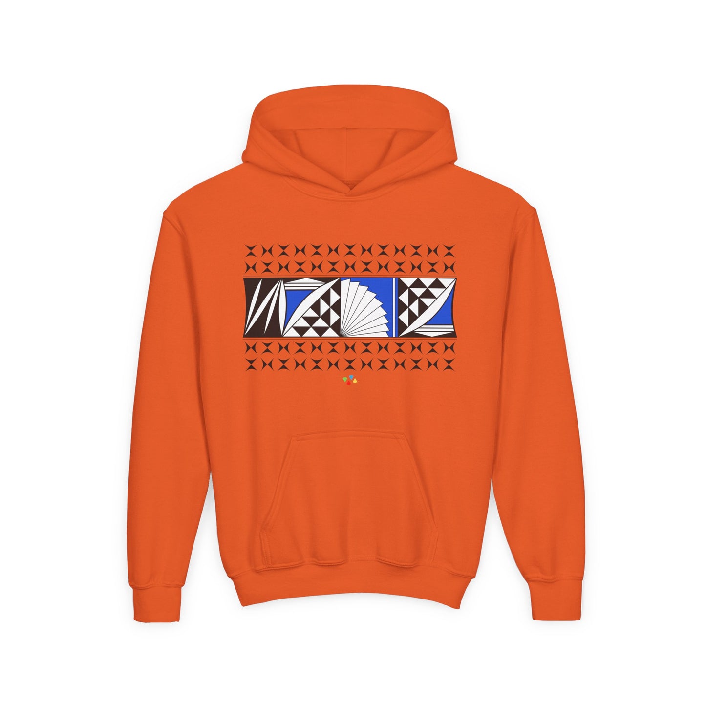 Blue Southwest Sunrise Youth Heavy Blend Hooded Sweatshirt