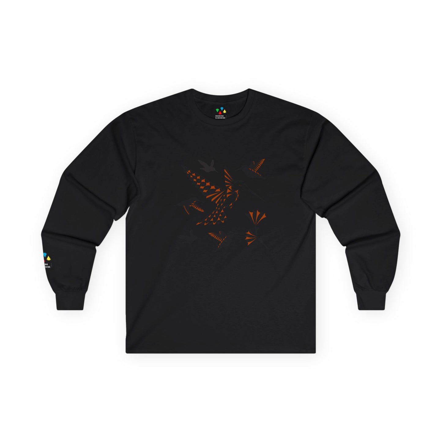 Hummingbird Blessing in Rust Unisex Long Sleeve Tee