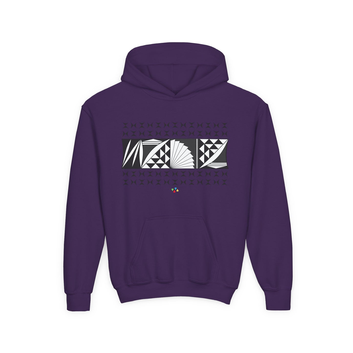 Charcoal Southwest Sunrise Youth Heavy Blend Hooded Sweatshirt