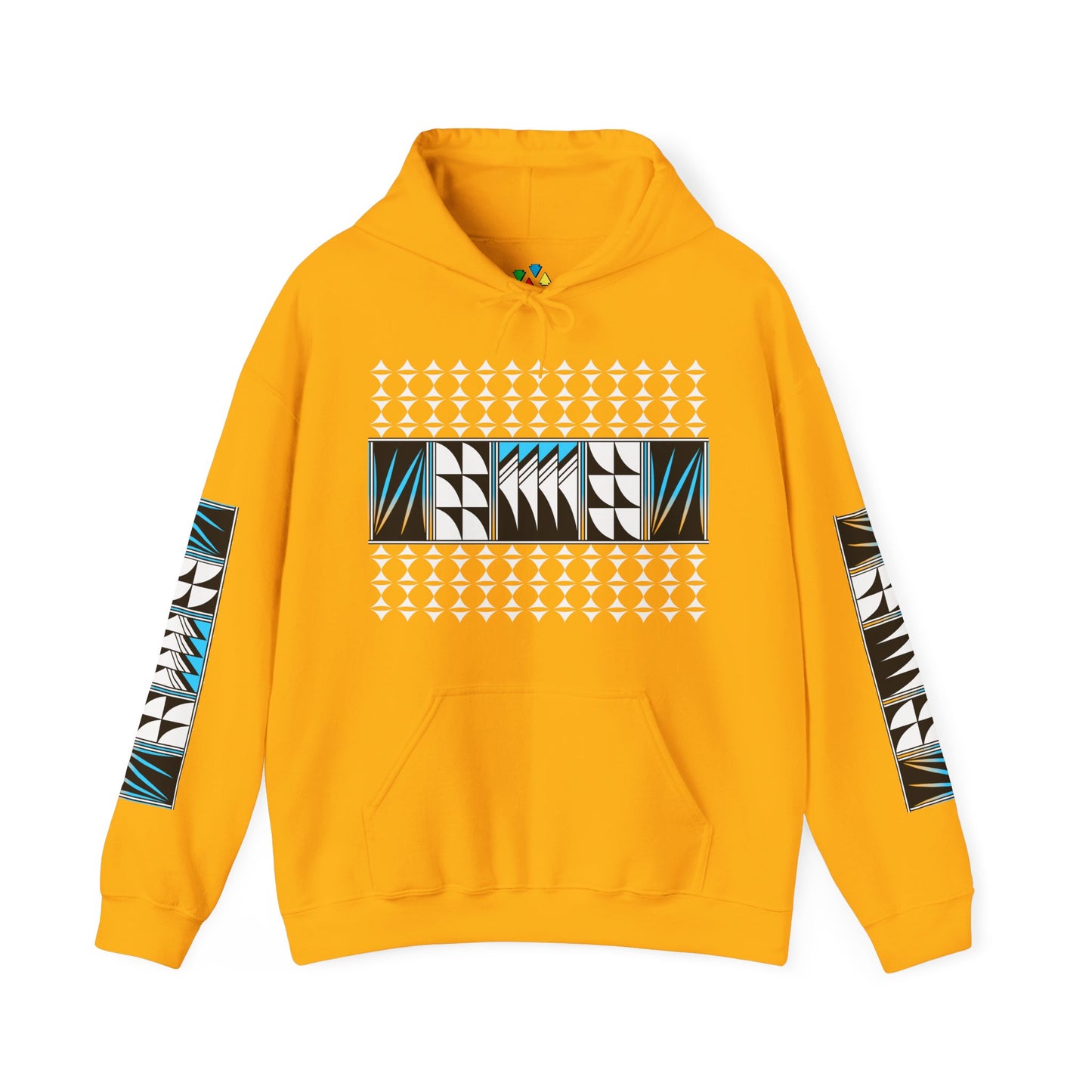 Blessed Feathers in Turquoise Unisex Hoodie
