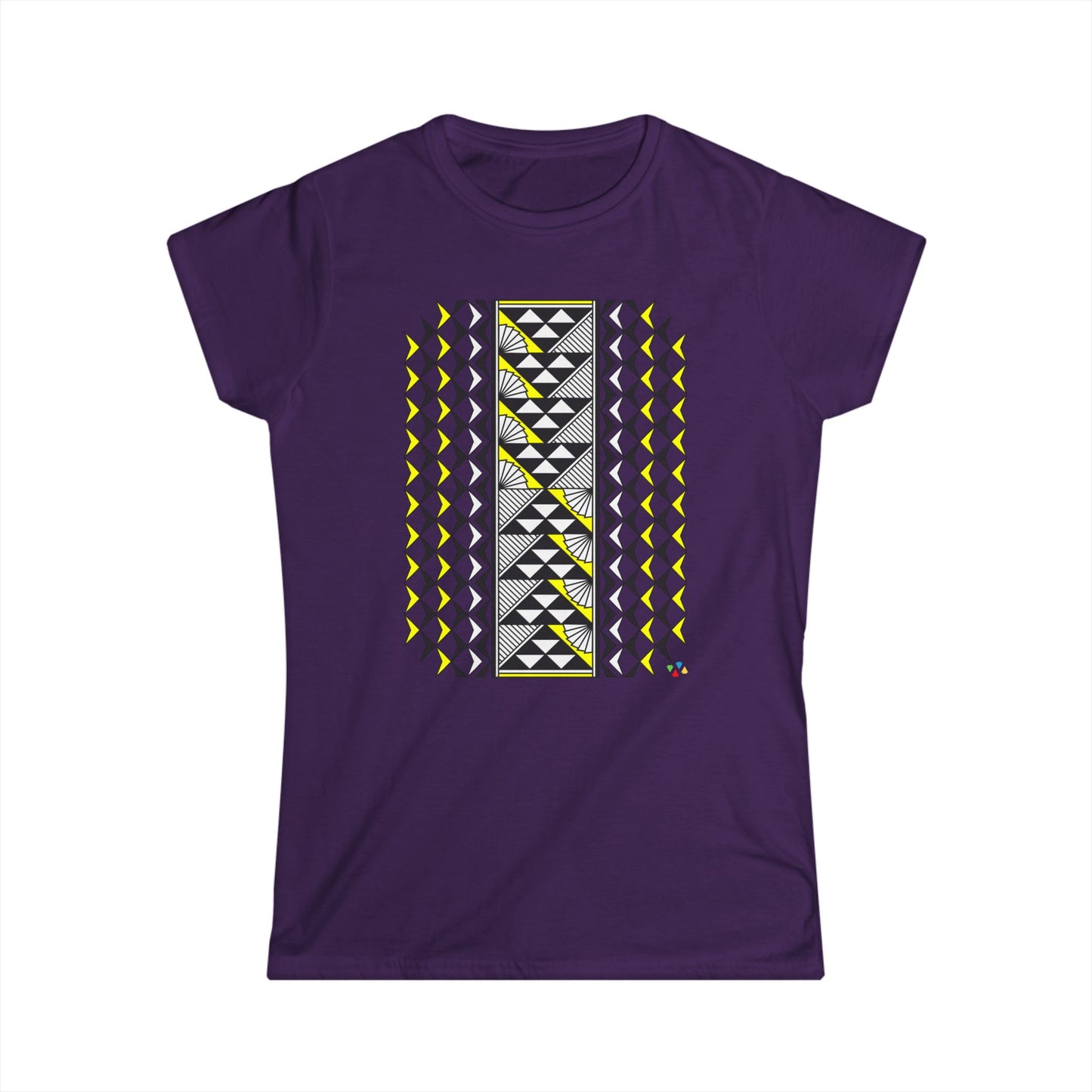 Yellow Southwest Sun and Rain Women's Softstyle Tee