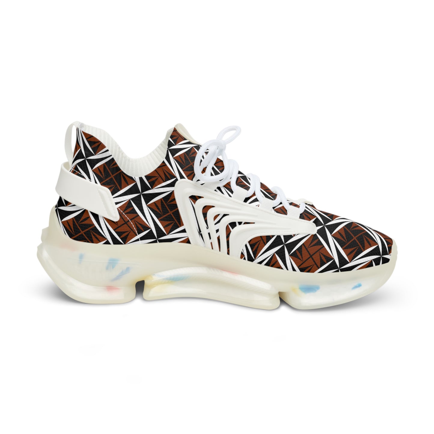Sacred Winds in Rust Men's Mesh Sneakers