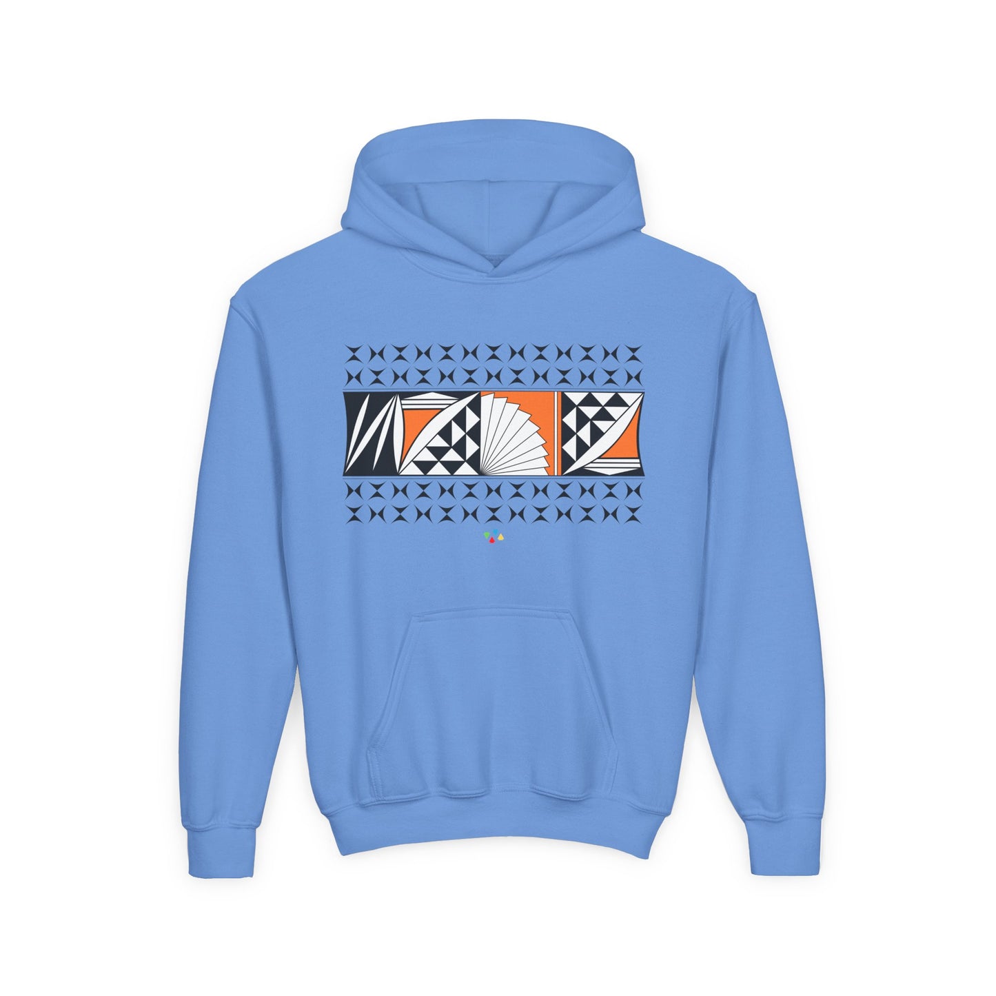 Orange Southwest Sunrise Youth Heavy Blend Hooded Sweatshirt
