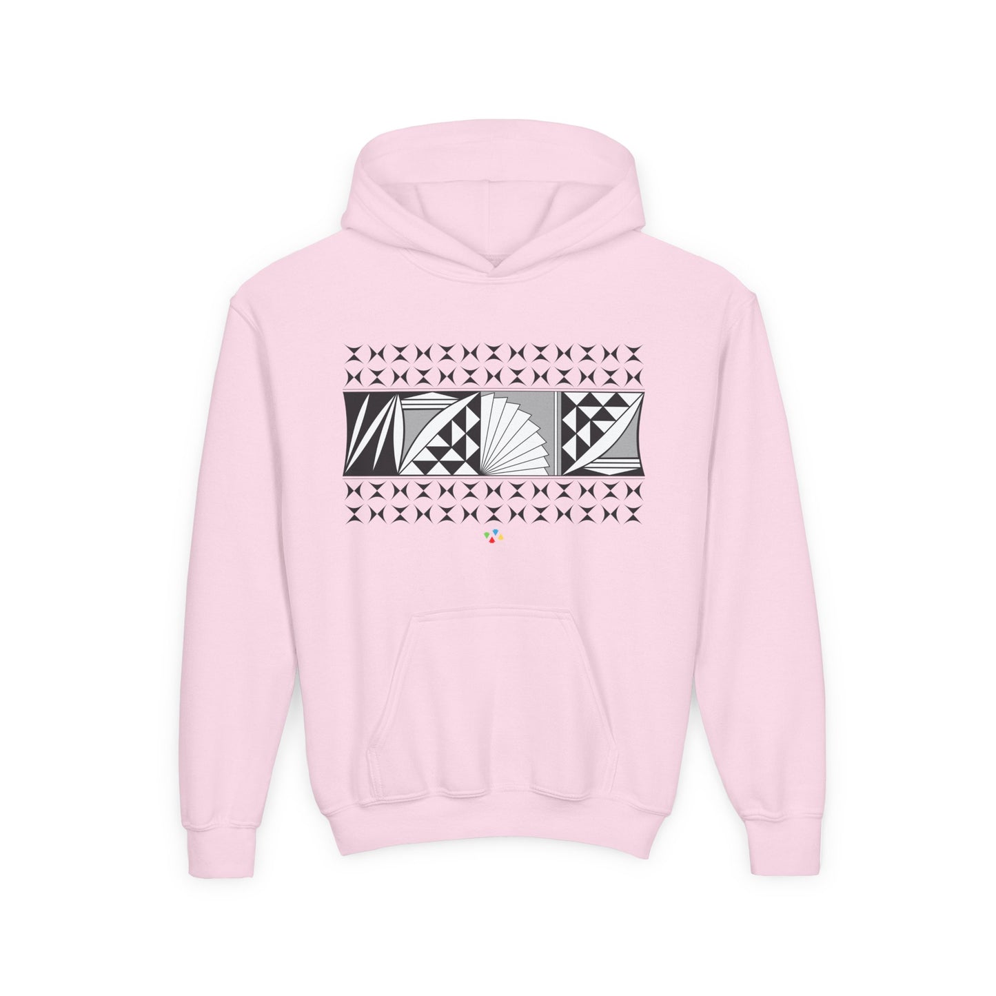 Gray Southwest Sunrise Youth Heavy Blend Hooded Sweatshirt
