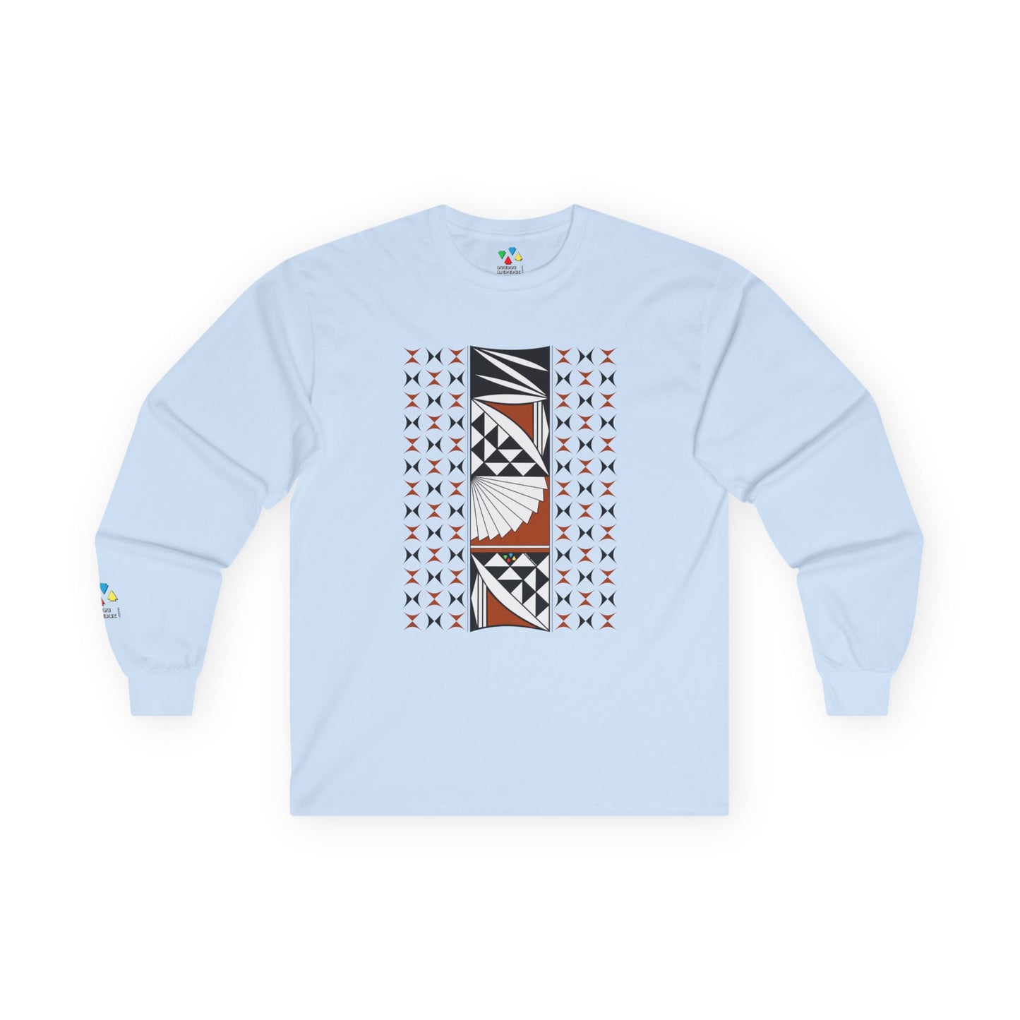 Southwest Sunrise in Rust Unisex Long Sleeve Tee