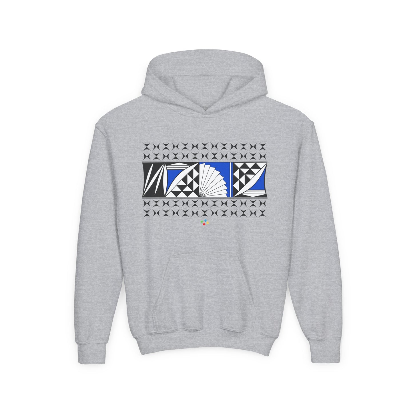 Blue Southwest Sunrise Youth Heavy Blend Hooded Sweatshirt