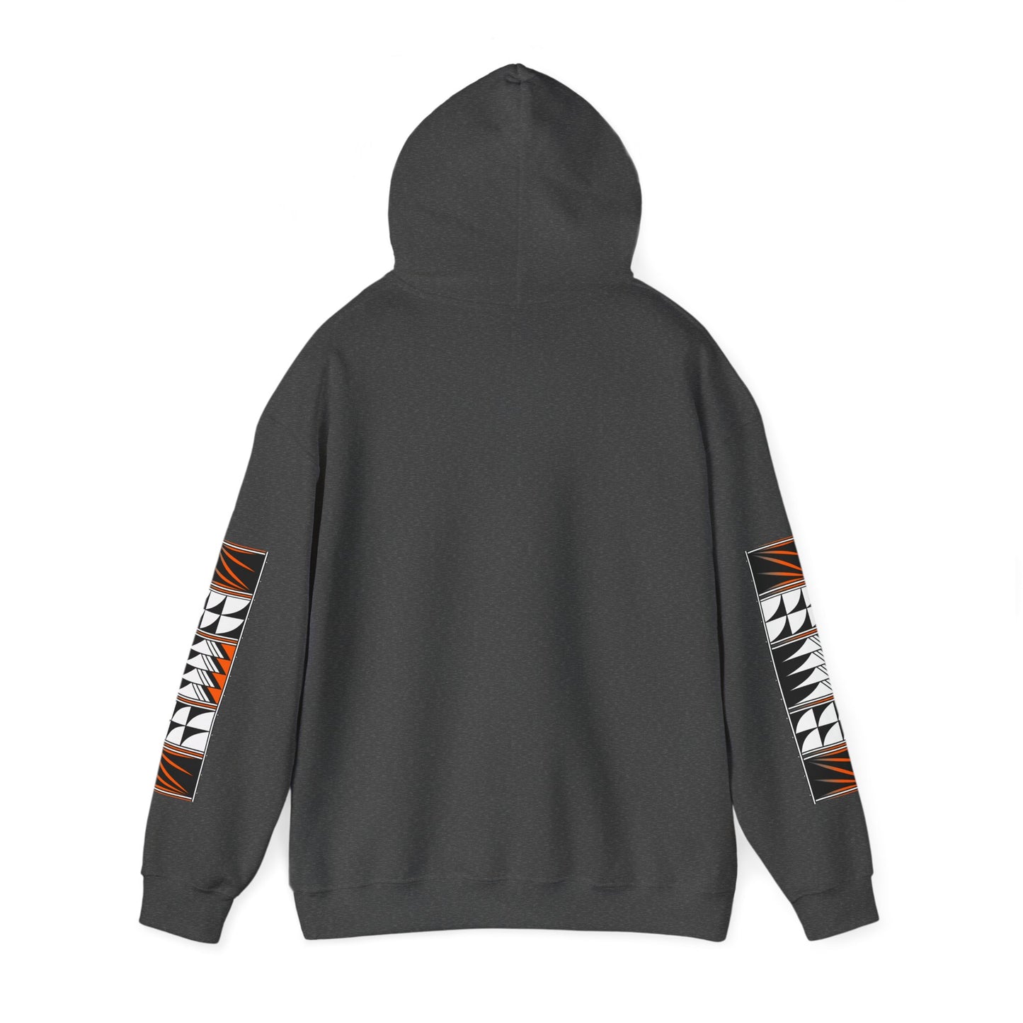 Blessed Feathers in Orange Unisex Hoodie