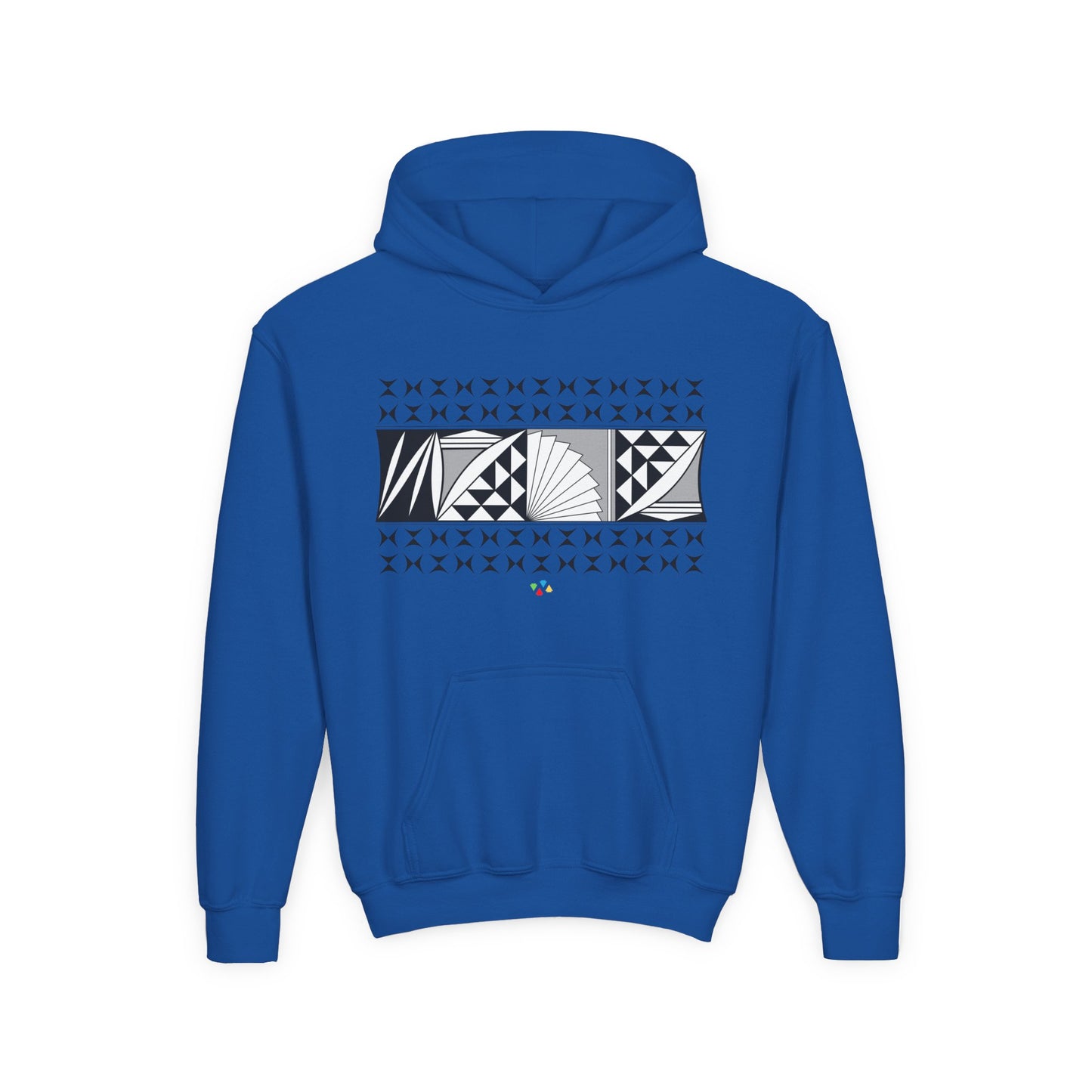 Gray Southwest Sunrise Youth Heavy Blend Hooded Sweatshirt