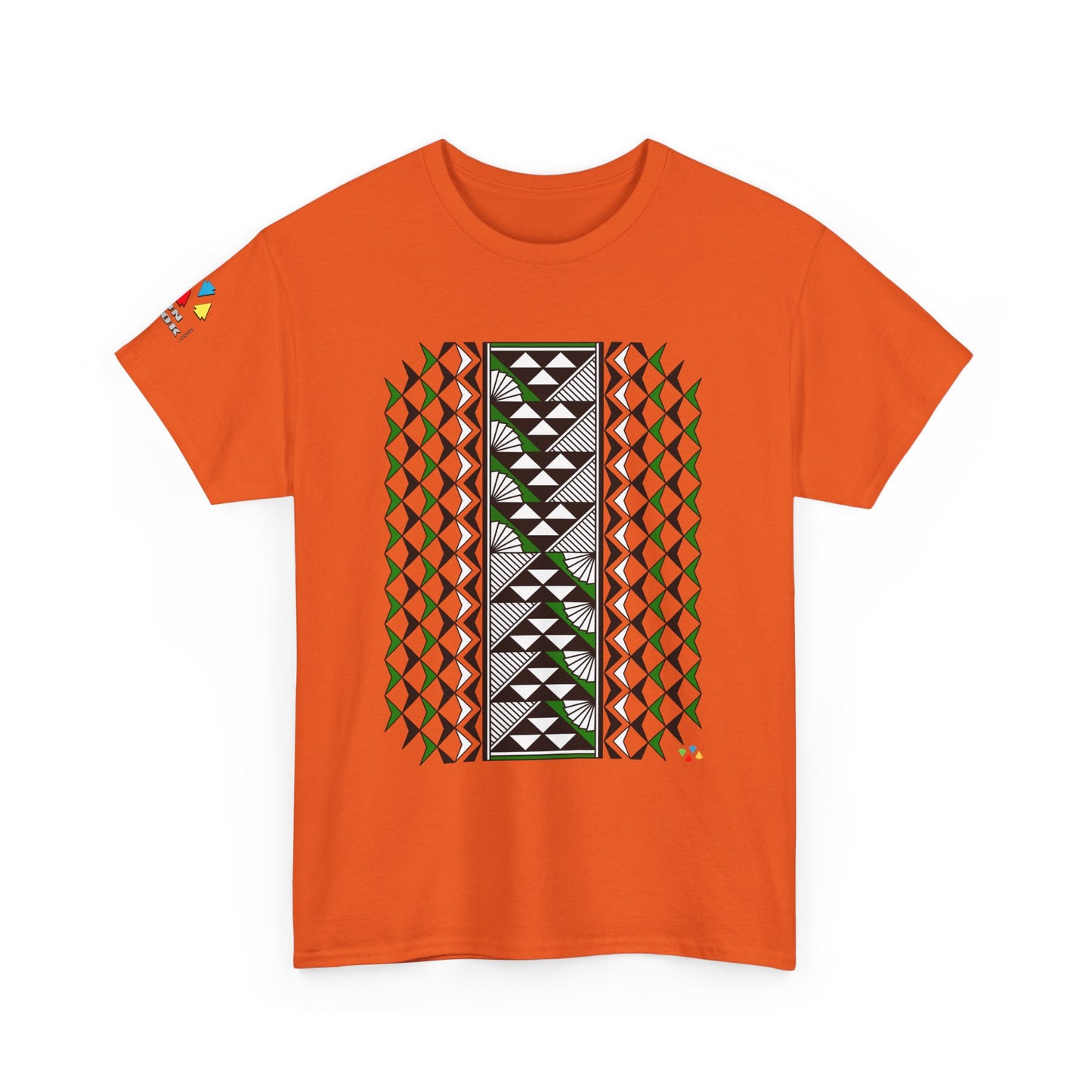 Sun and Rain in Green Gildan Unisex Tee