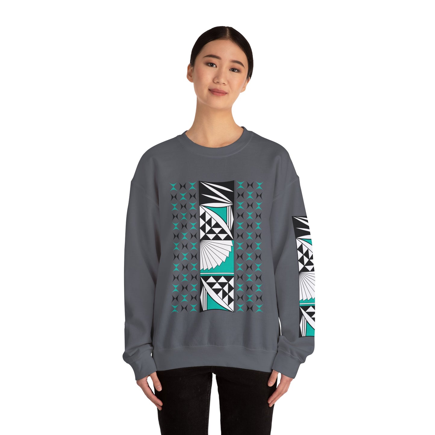 Southwest Sunrise in Aqua Unisex Sweatshirt