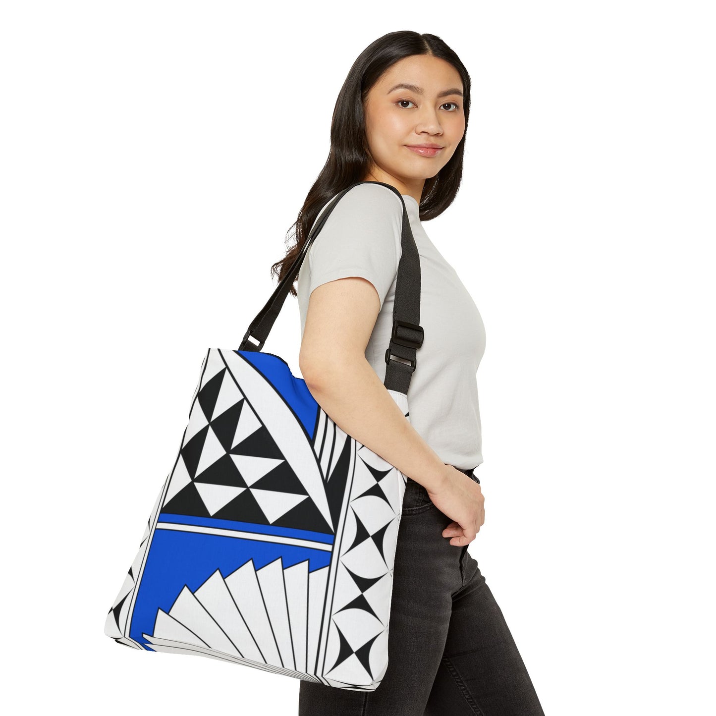 Blue Southwest Sunrise Adjustable Tote Bag