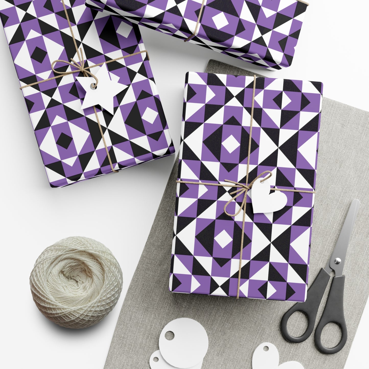 Light Purple Sacred Mountains Gift Wrap Papers