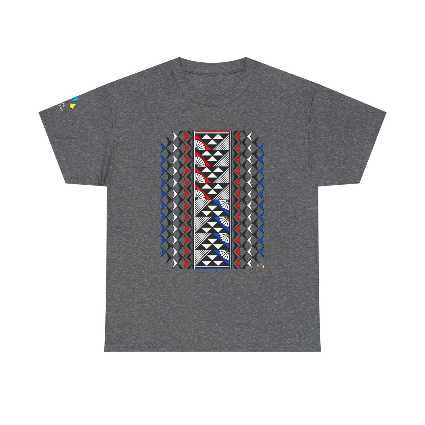 Sun and Rain in Red/White/Blue Gildan Unisex Tee