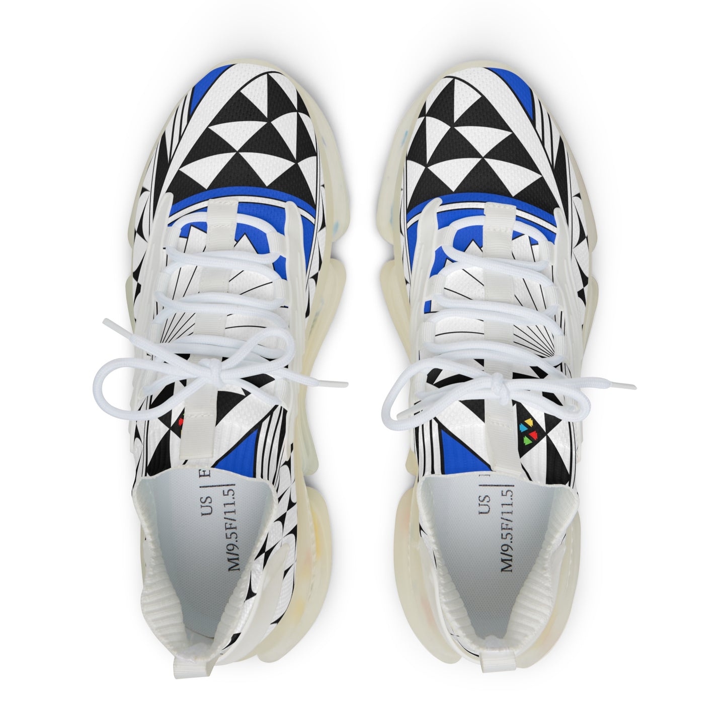 Southwest Sunrise in Blue Men's Mesh Sneakers