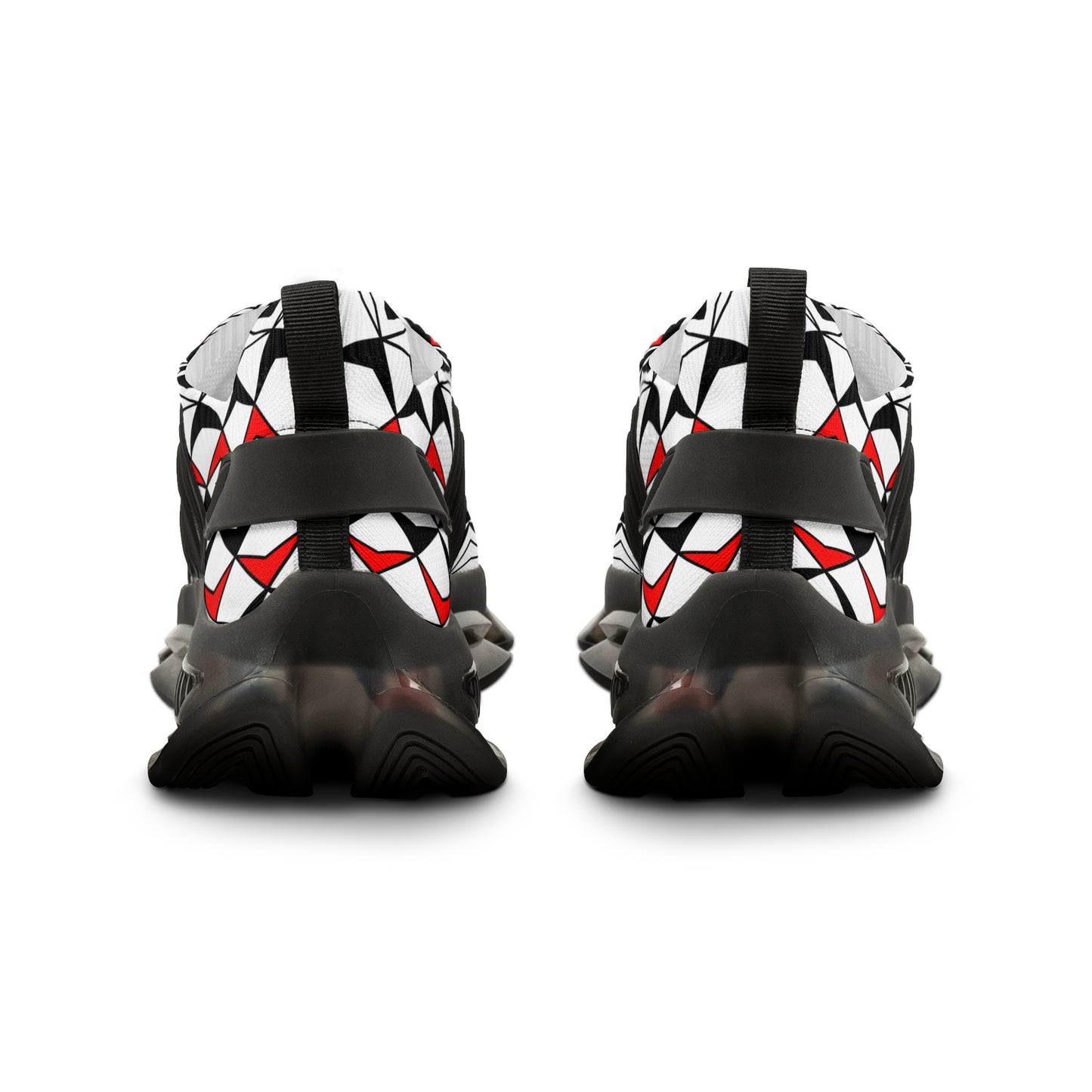 Sun and Rain in Red Men's Mesh Sneakers
