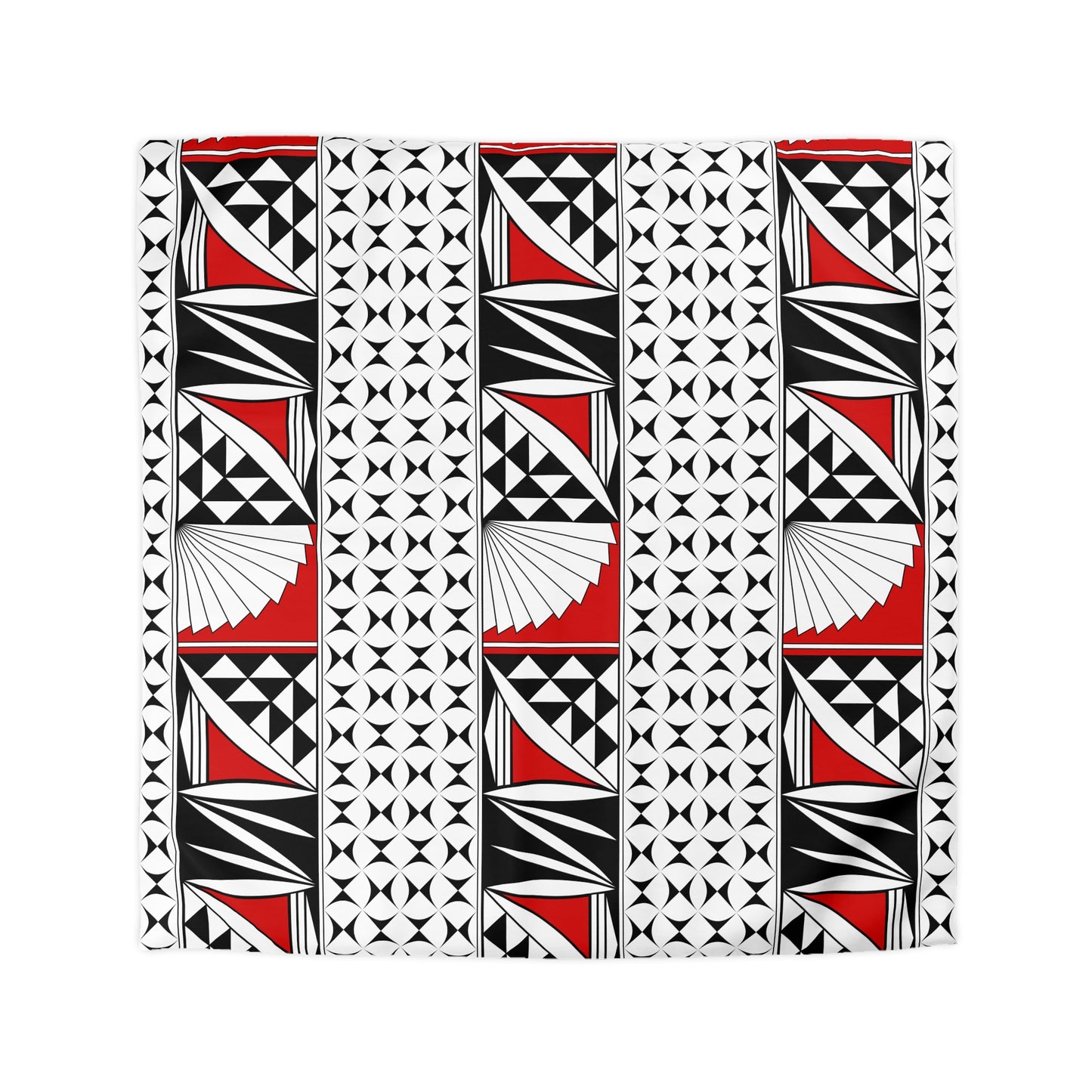 Southwest Sunrise in Red Microfiber Duvet Cover
