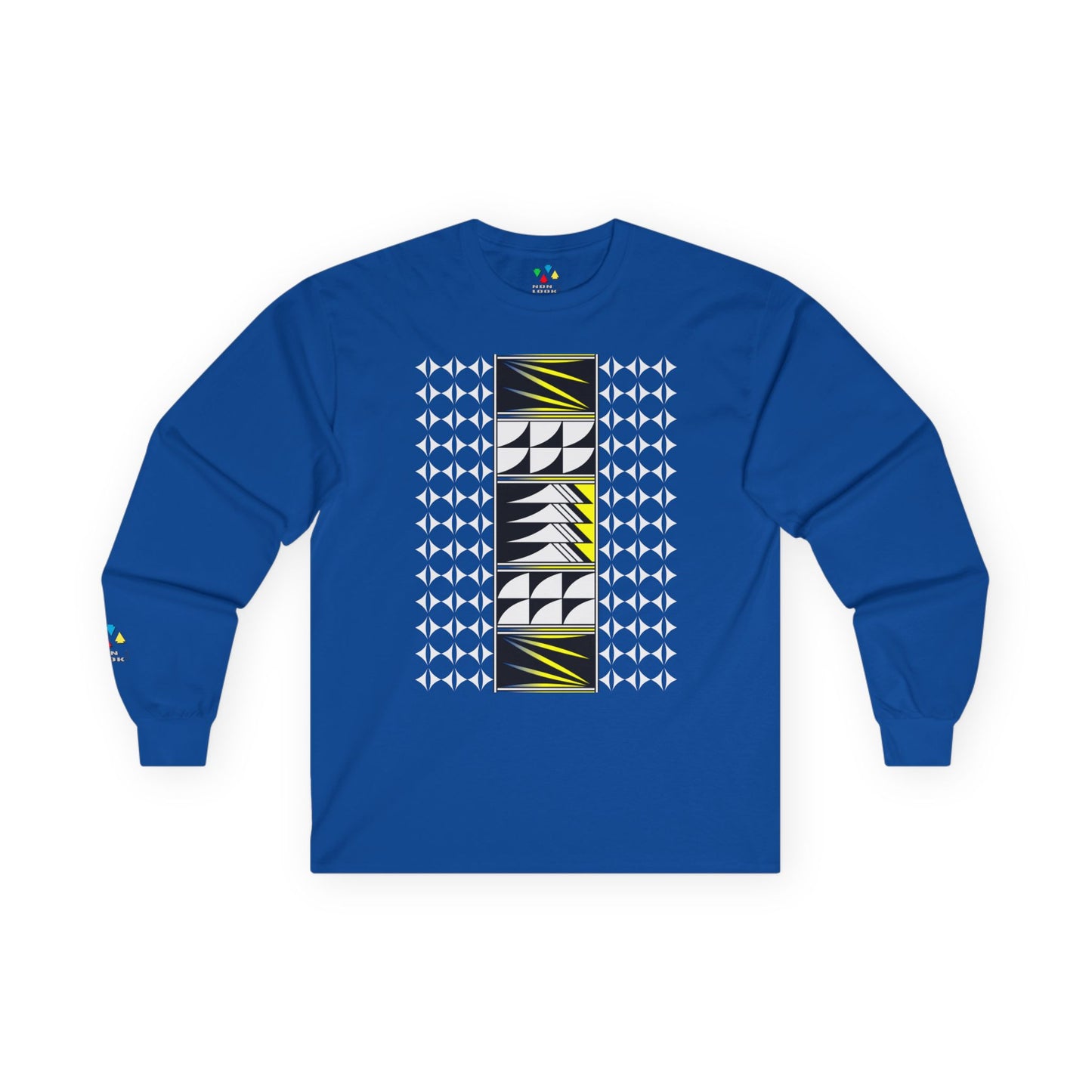 Feather Blessings in Yellow Unisex Long Sleeve Tee