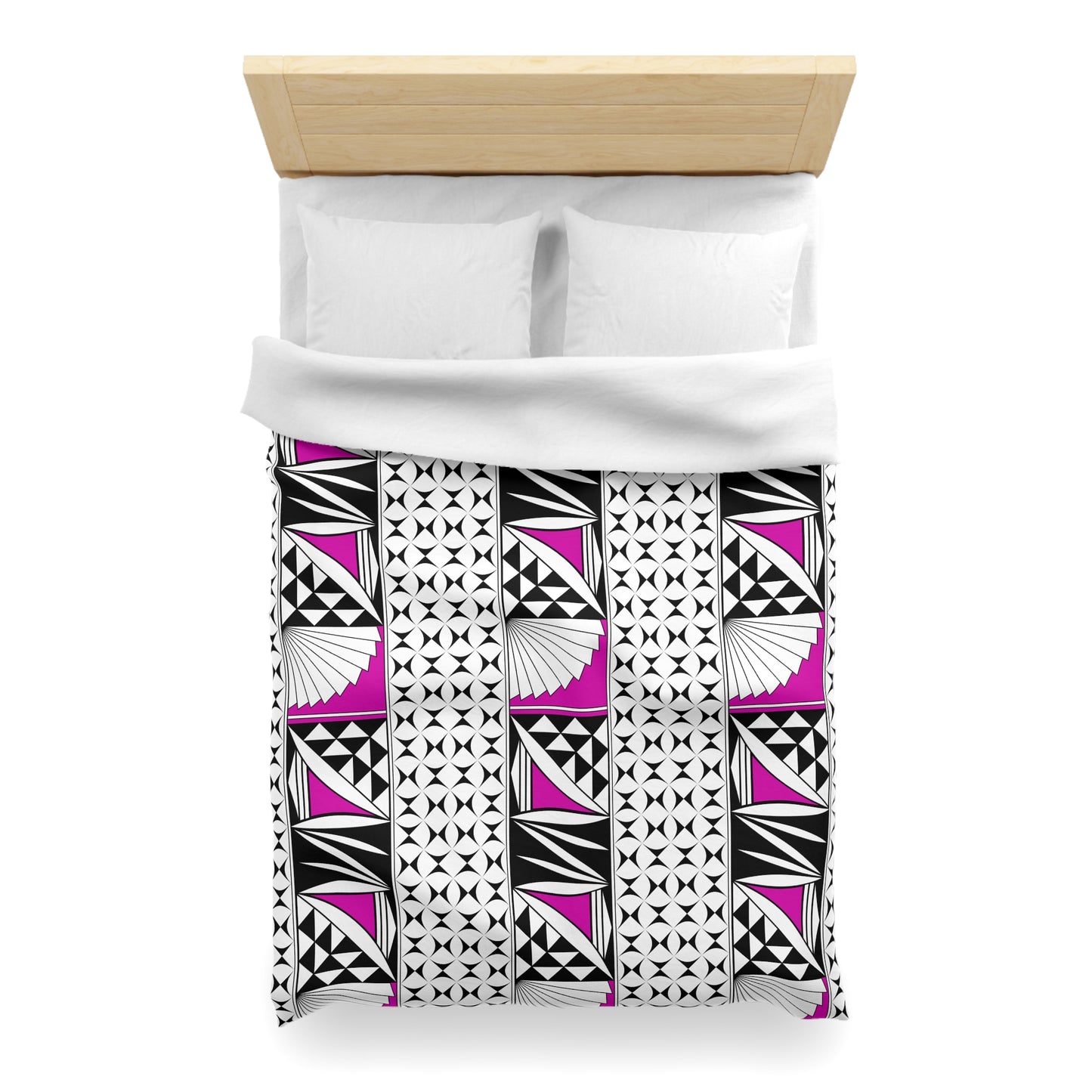 Southwest Sunrise in Pink Microfiber Duvet Cover