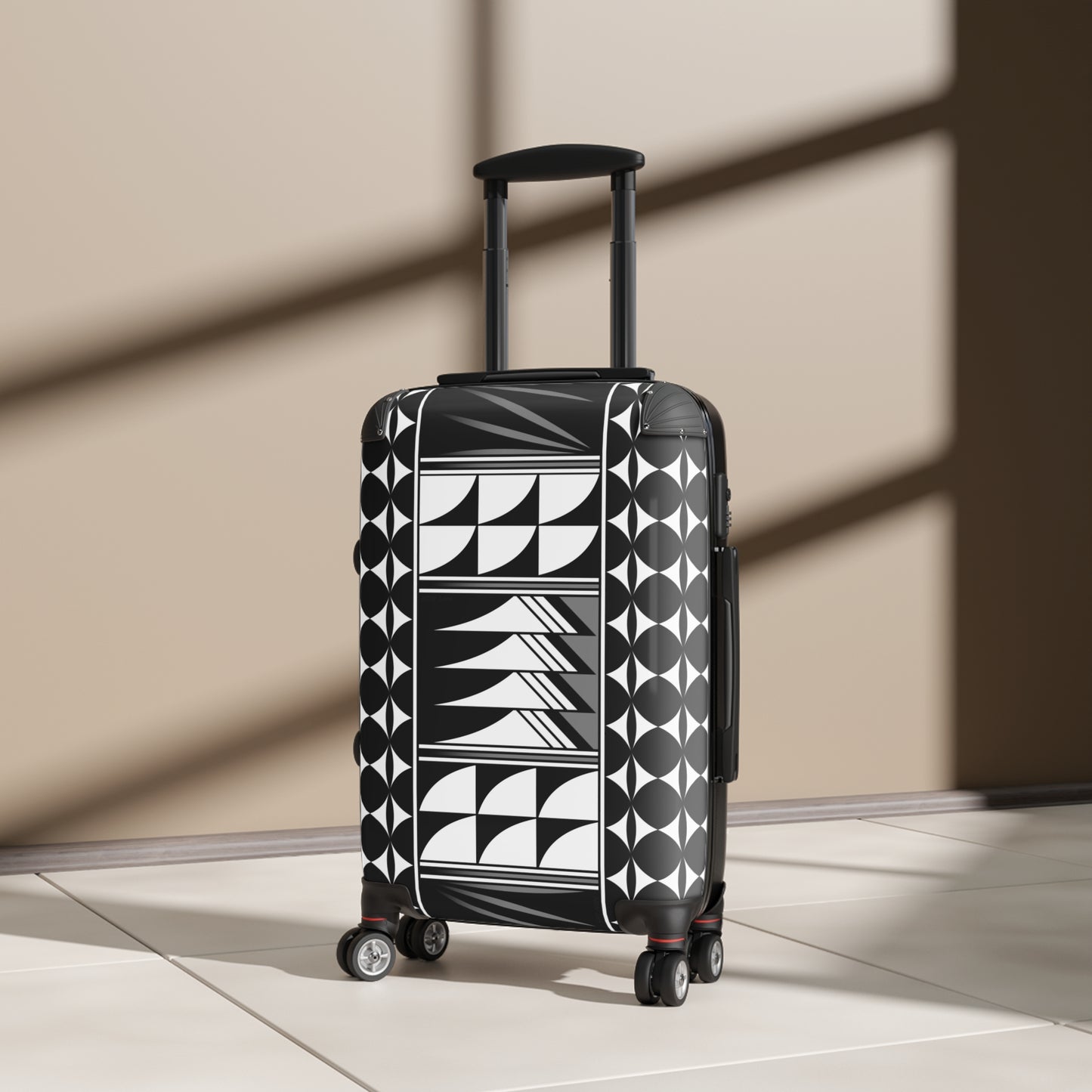Blessed Feathers in Gray Suitcases