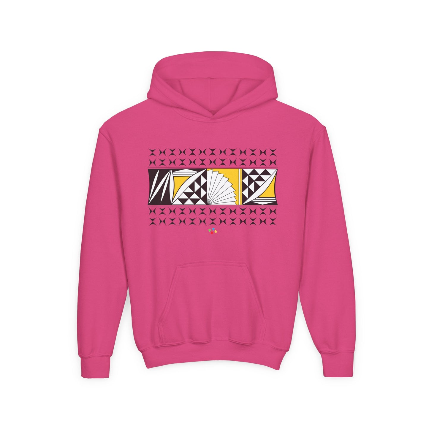 Yellow Southwest Sunrise Youth Heavy Blend Hooded Sweatshirt