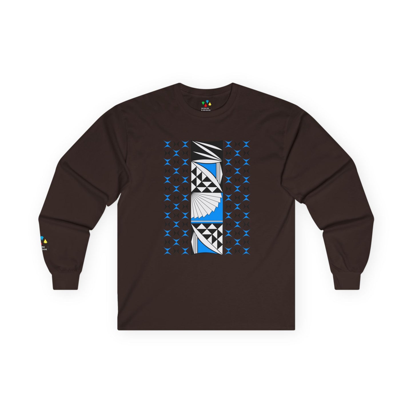 Southwest Sunrise in Sky Blue Unisex Long Sleeve Tee