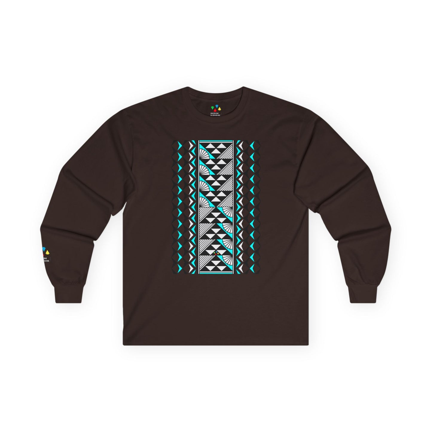 Sun and Rain in Turquoise Unisex Long Sleeve Tee