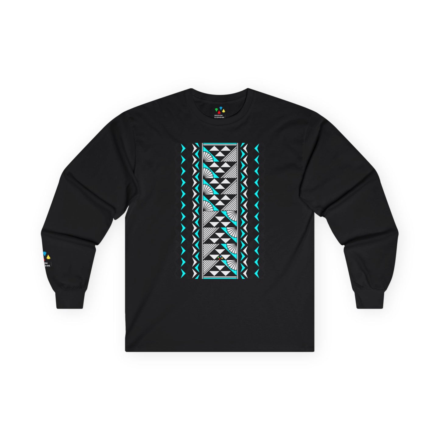 Sun and Rain in Turquoise Unisex Long Sleeve Tee