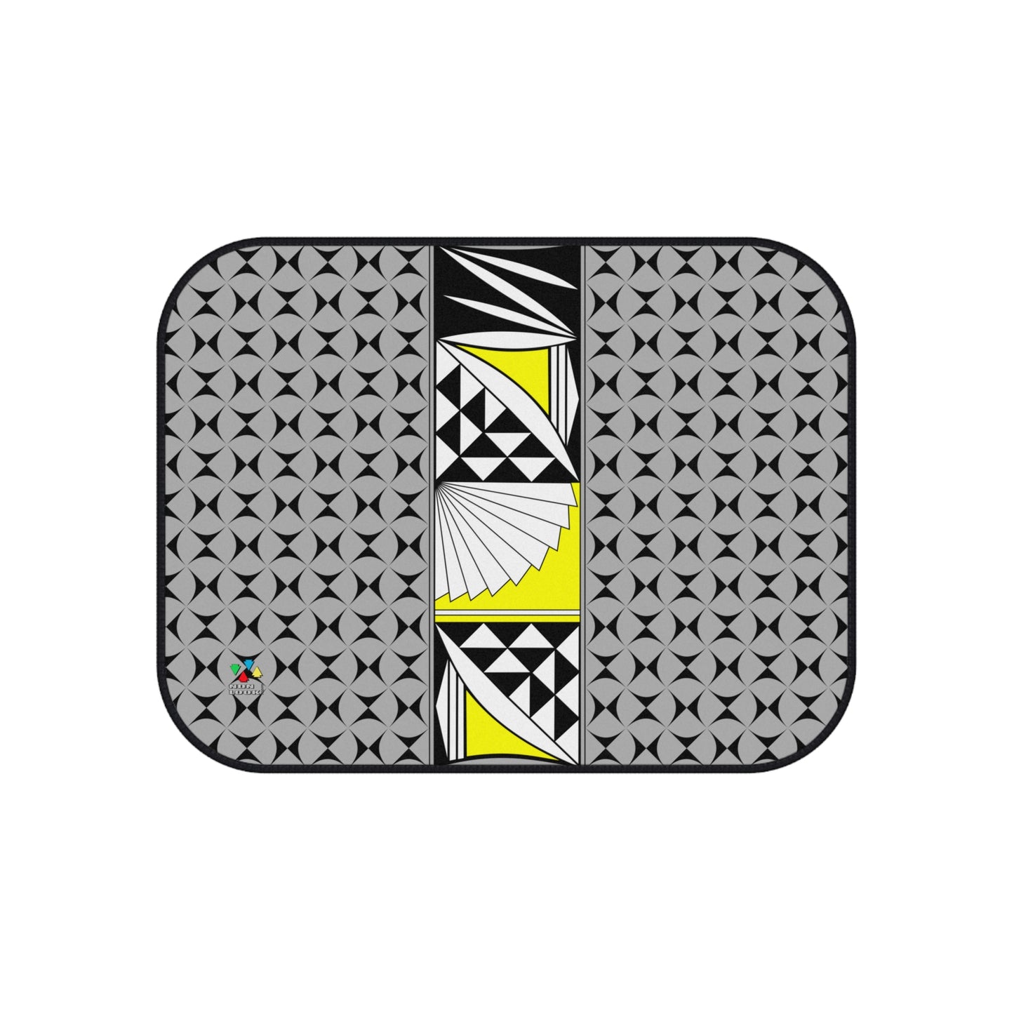 Southwest Sunrise in Yellow Car Mats (Set of 4)