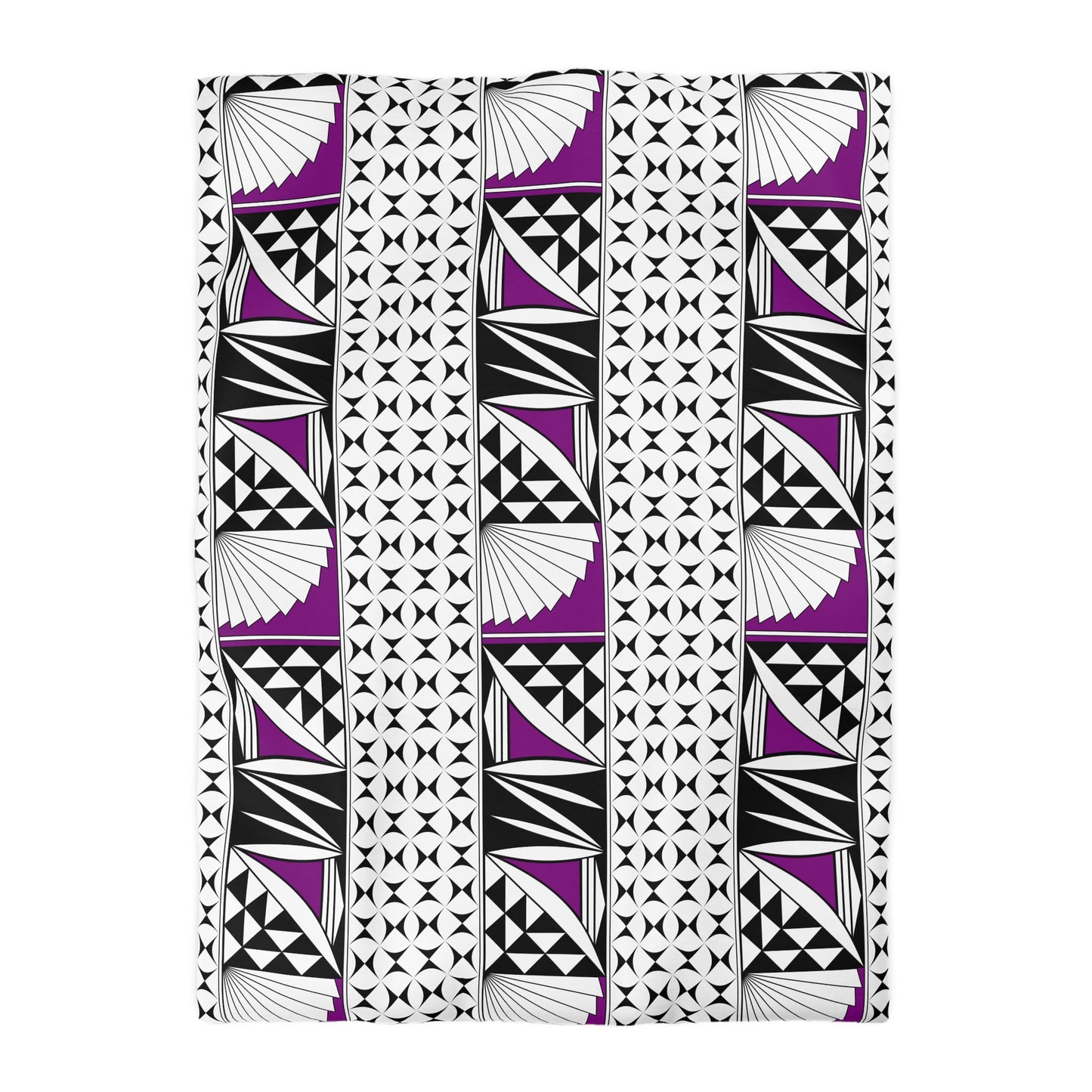 Southwest Sunrise in Purple Microfiber Duvet Cover