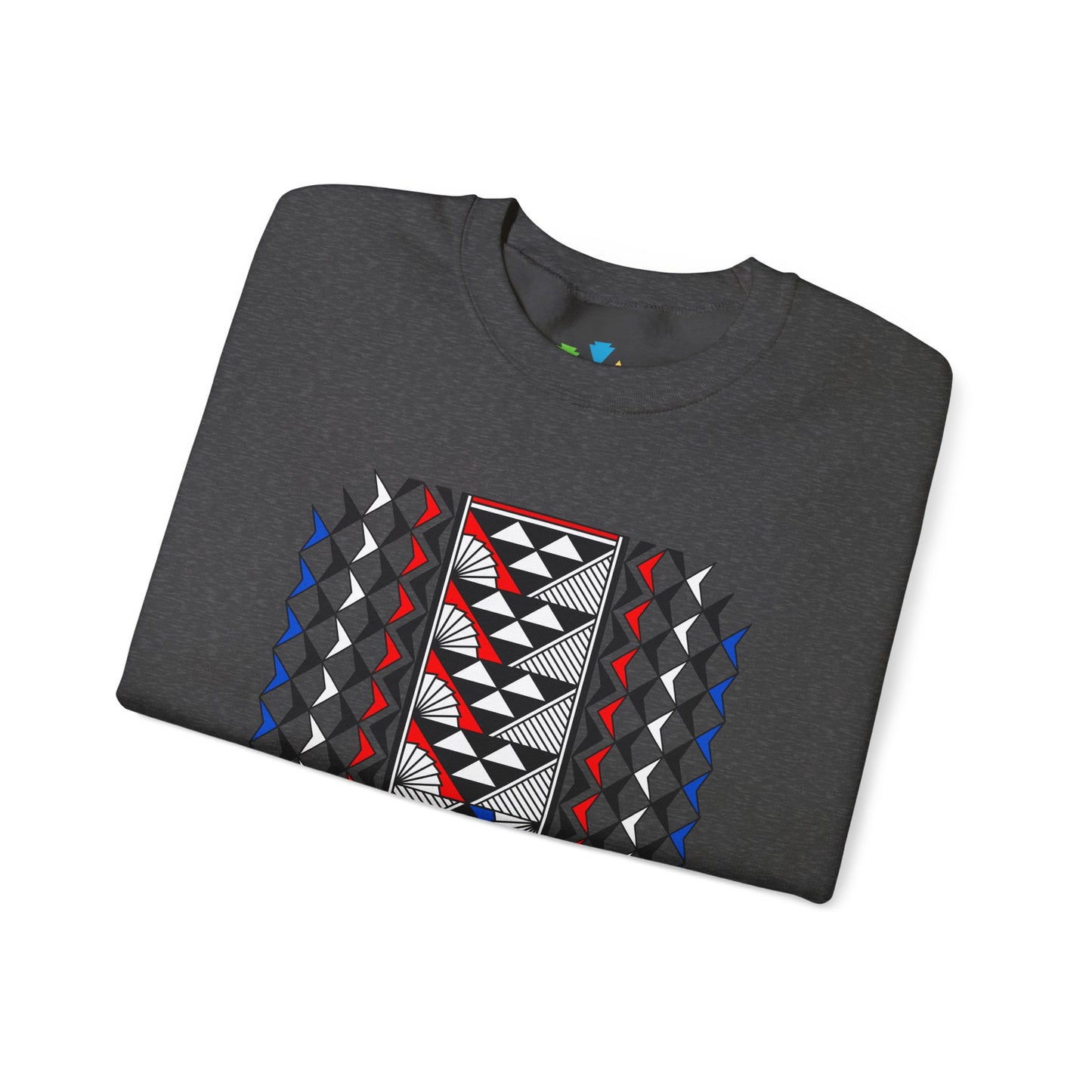Sun and Rain in Red/White/Blue Unisex Sweatshirt