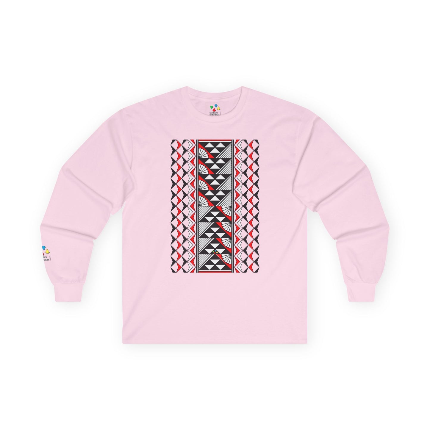 Sun and Rain in Red Unisex Long Sleeve Tee