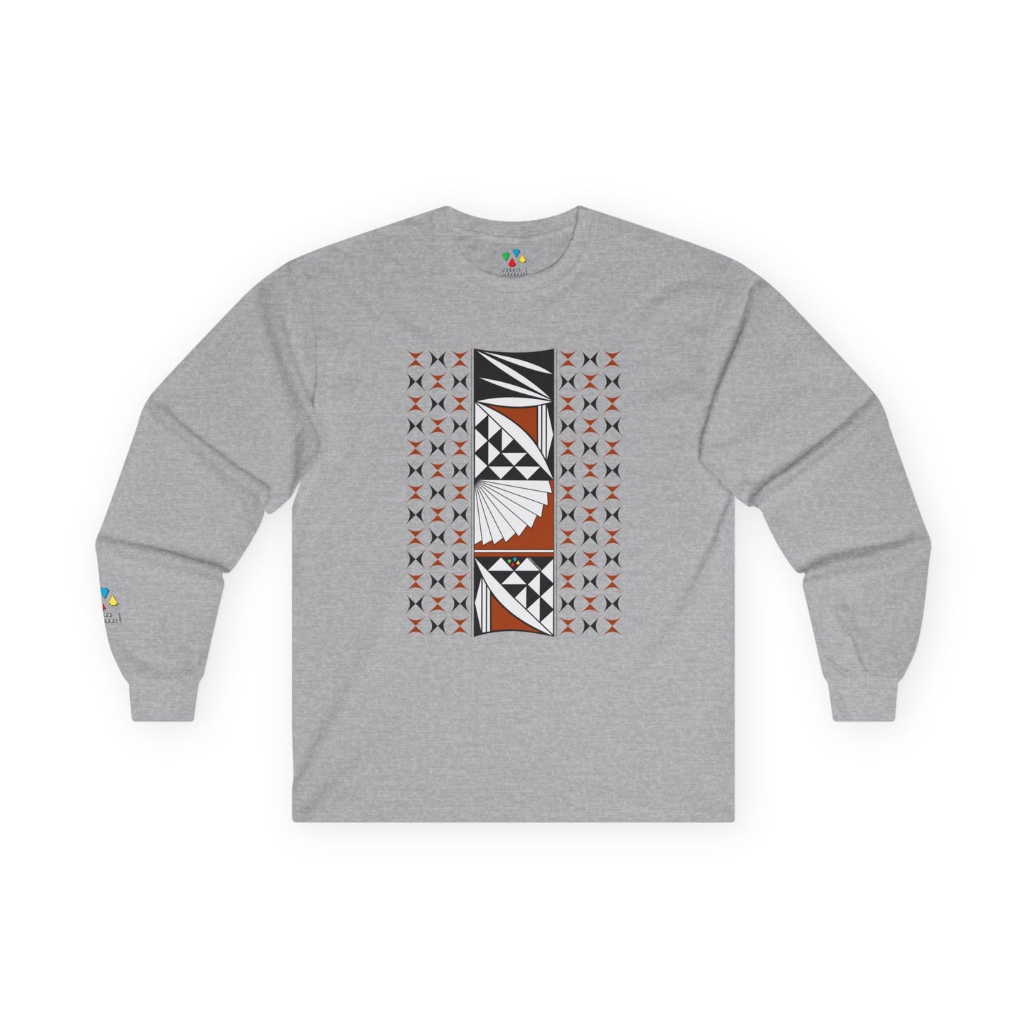 Southwest Sunrise in Rust Unisex Long Sleeve Tee