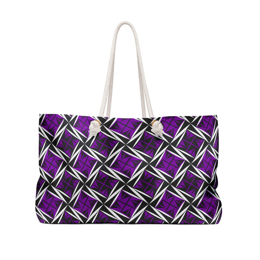 Purple Sacred Winds Weekender Bag