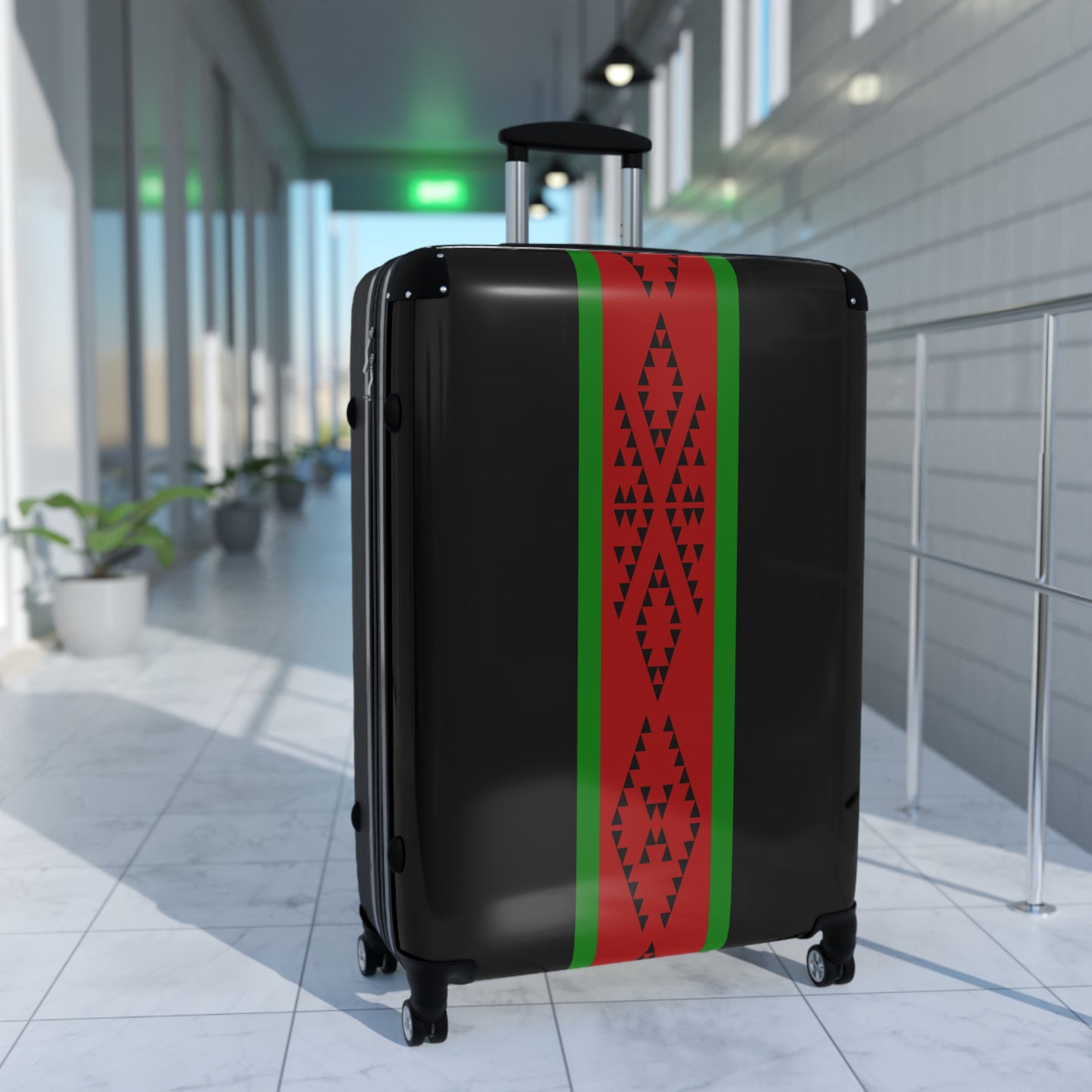 Belt of Life on Black Suitcases