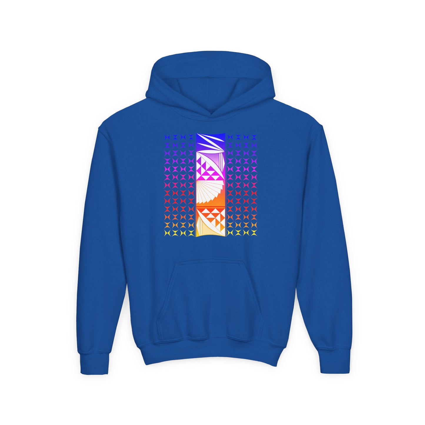 Rainbow Sunrise Youth Heavy Blend Hooded Sweatshirt