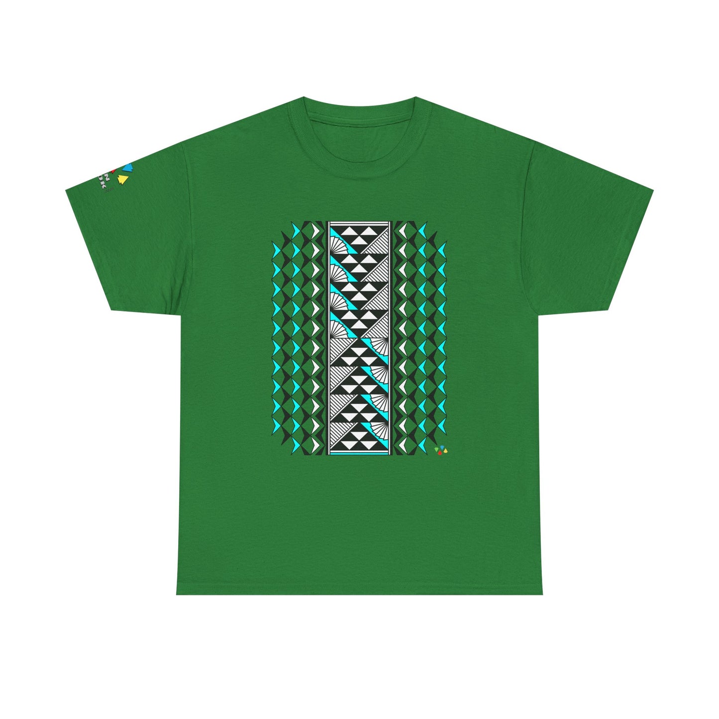 Sun and Rain in Turquoise Gildan Unisex Tee