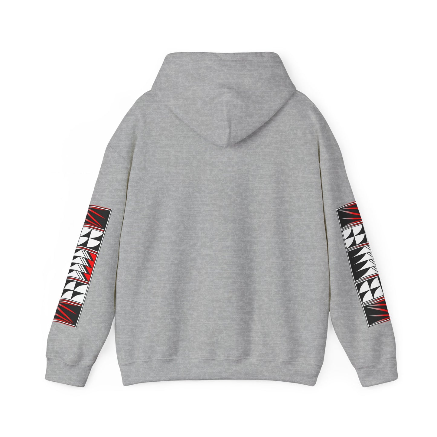 Blessed Feathers in Red Unisex Hoodie