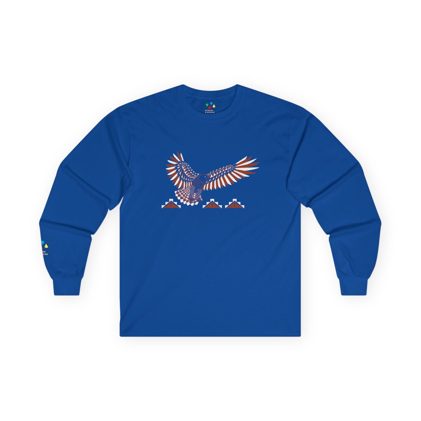 Soaring Eagle in Rust Unisex Long Sleeve Tee