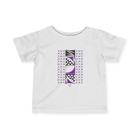Purple Southwest Sunrise Infant Fine Jersey Tee