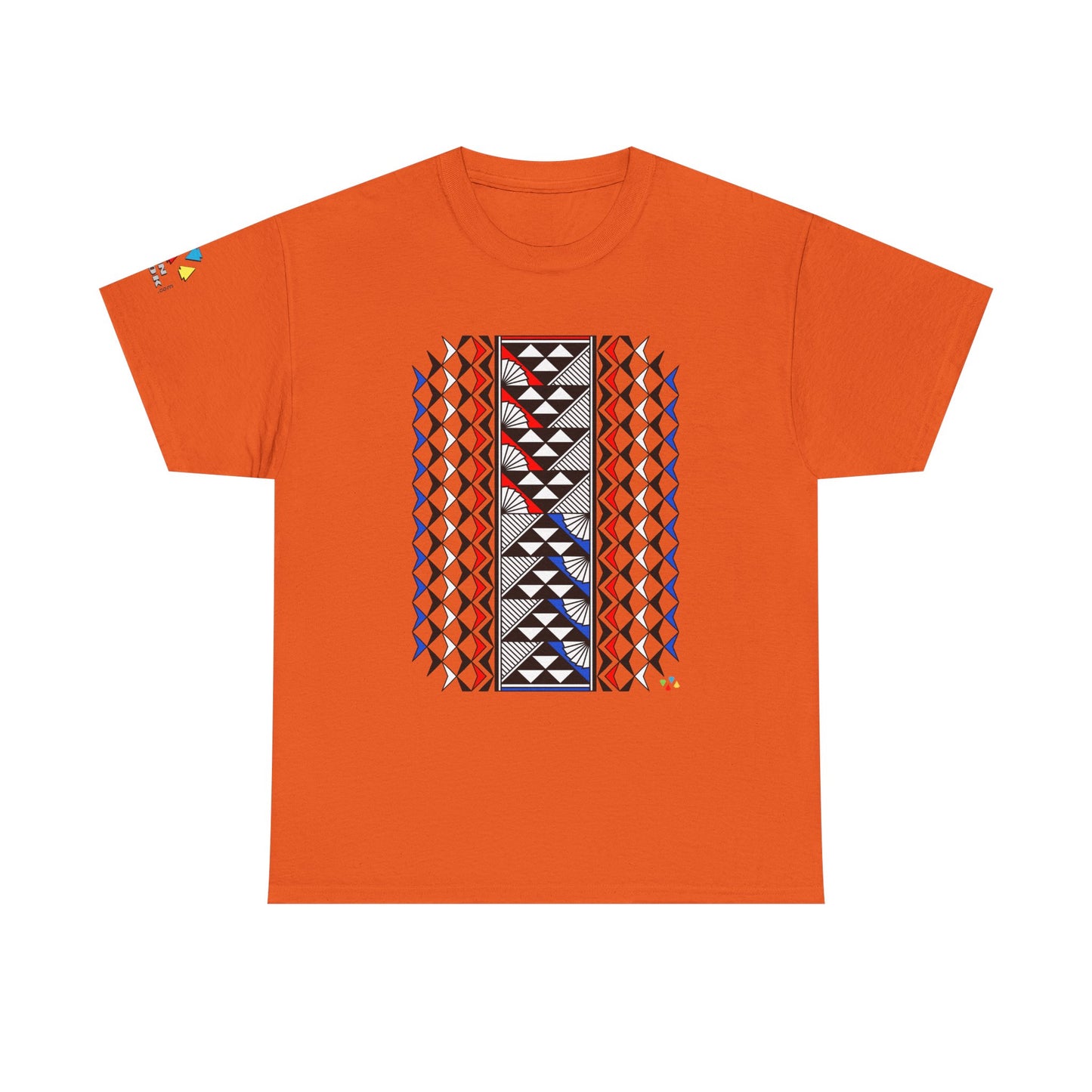 Sun and Rain in Red/White/Blue Gildan Unisex Tee