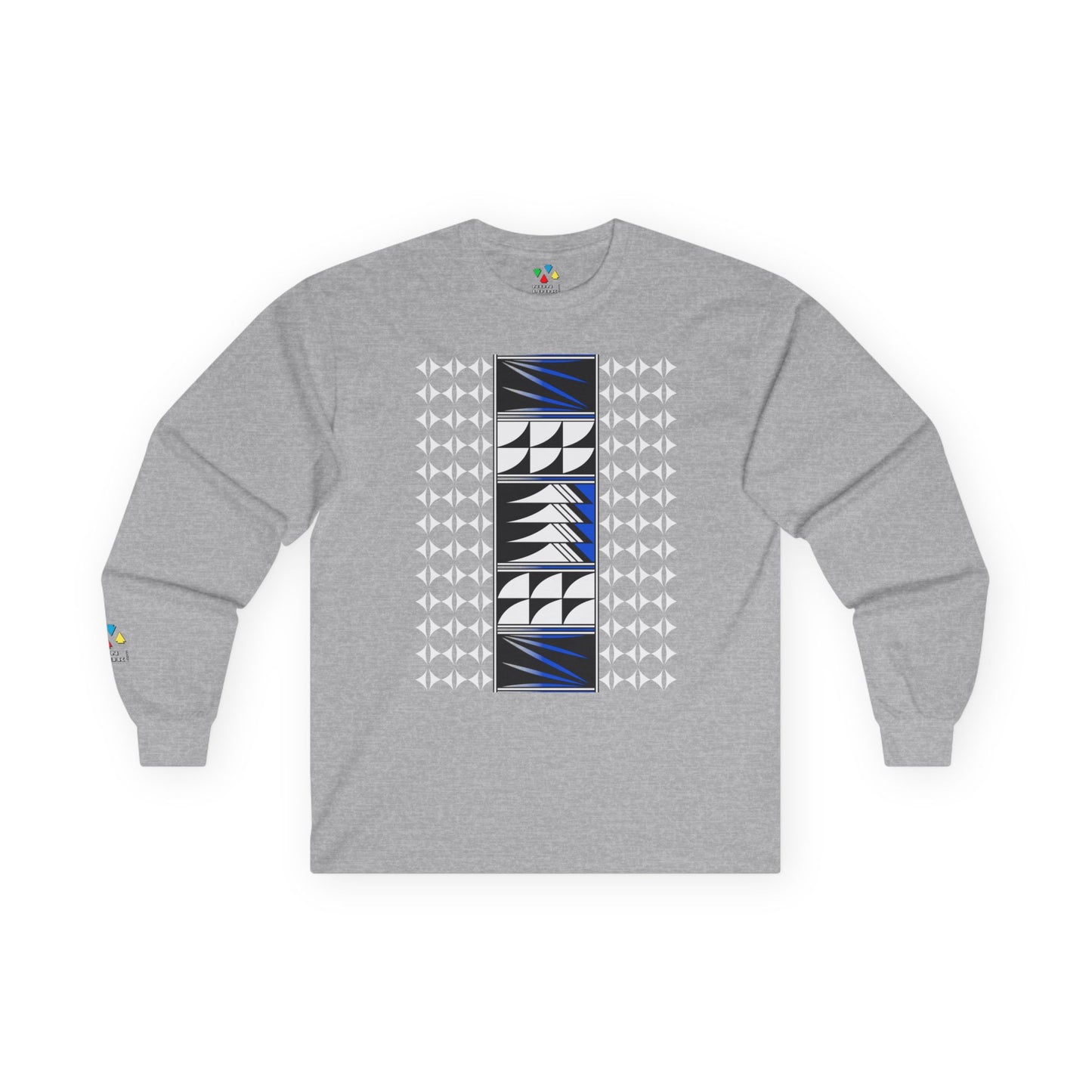 Feather Blessings in Blue Unisex Long Sleeve Tee