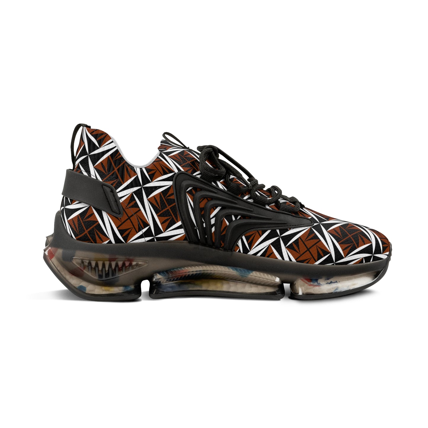 Sacred Winds in Rust Men's Mesh Sneakers