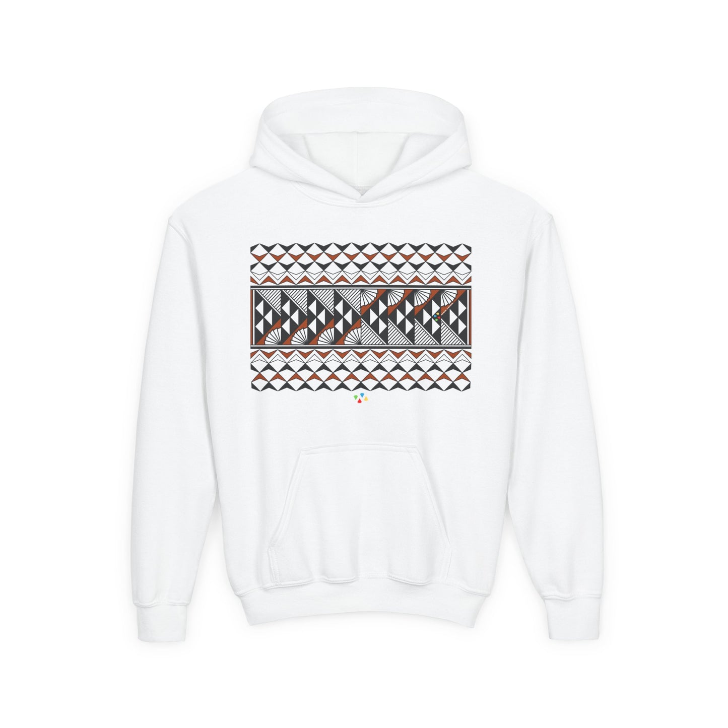 Rust Rain and Sun Youth Heavy Blend Hooded Sweatshirt