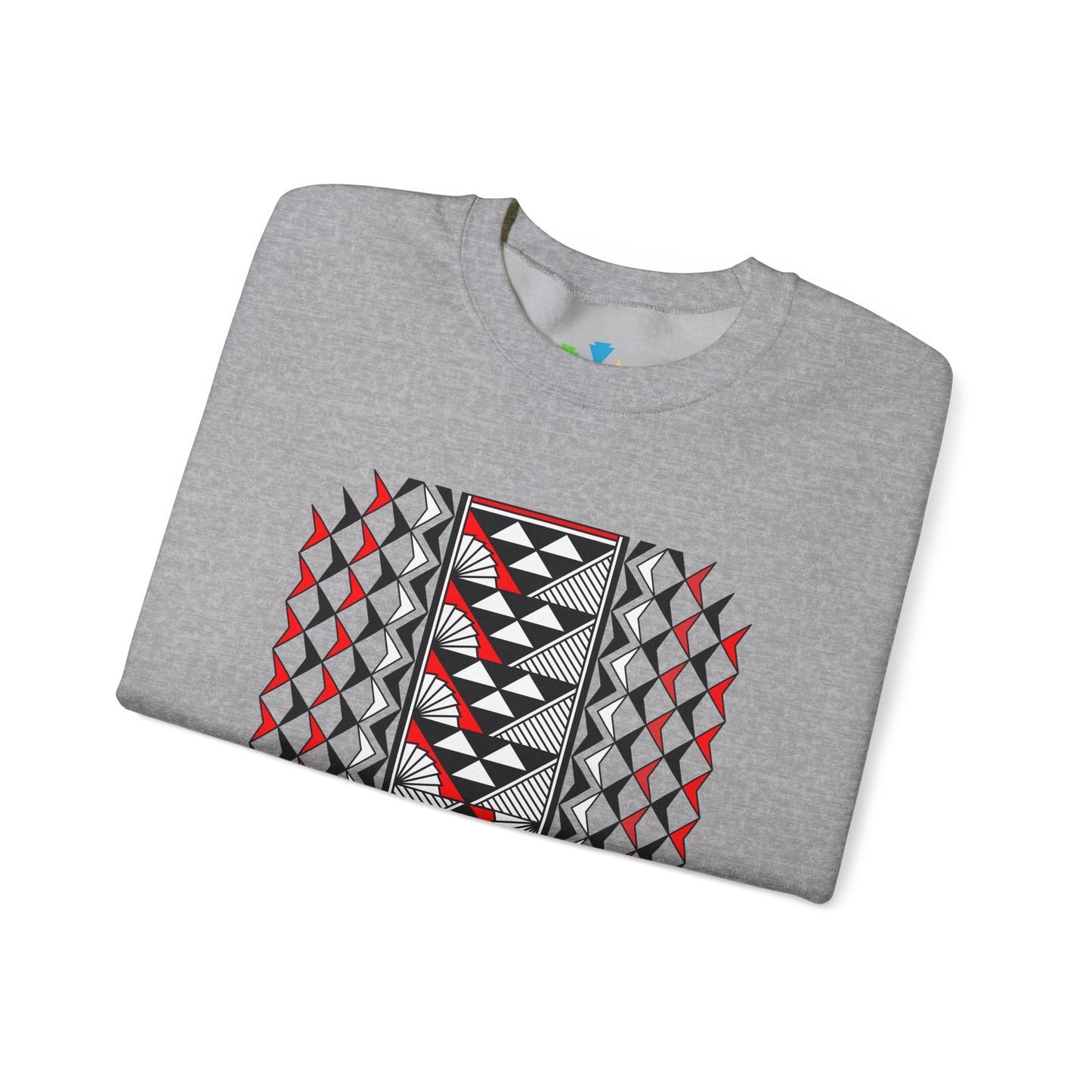 Sun and Rain in Red Unisex Sweatshirt