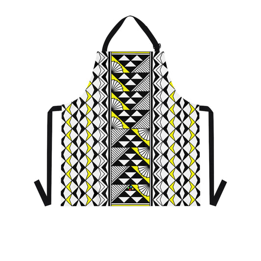Yellow Native Sun and Rain Two Pocket Apron