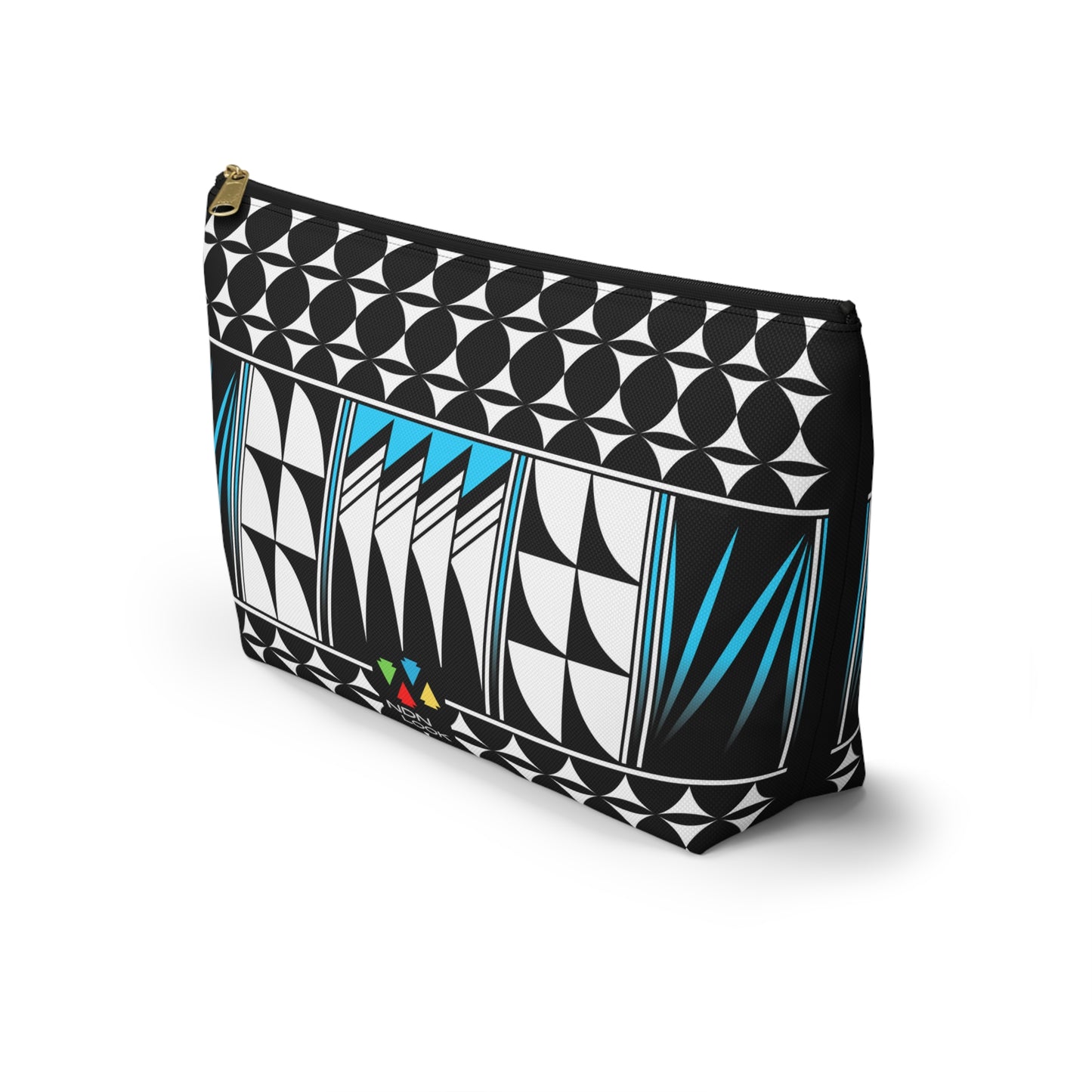 Blessed Feathers in Turquoise Pouch w T-bottom