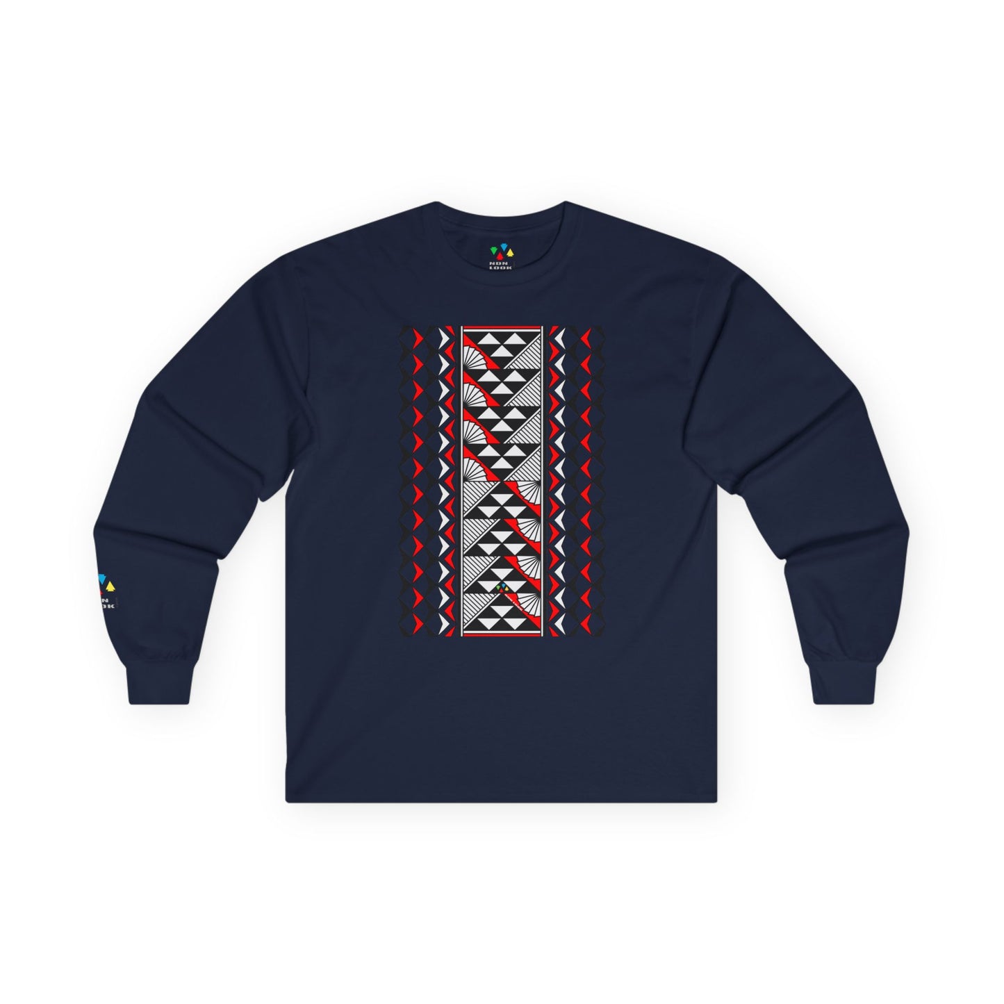 Sun and Rain in Red Unisex Long Sleeve Tee