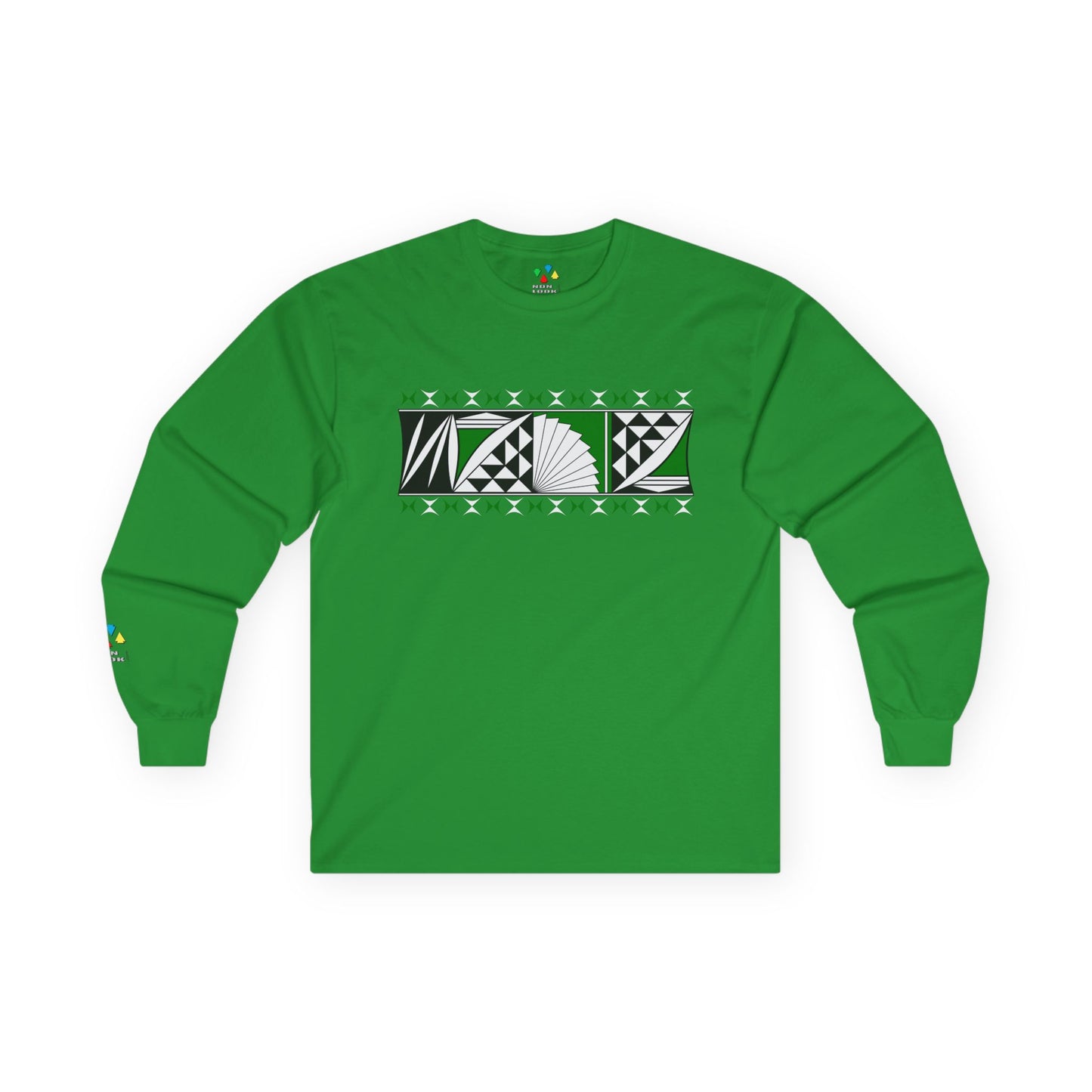 Southwest Sunrise in Green Unisex Long Sleeve Tee